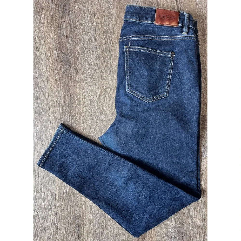 Lauren Ralph Lauren Women's‎ Premier Skinny Jeans size 14W